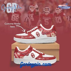 Oklahoma Sooners NCAA Custom Name Nike Air Force 1 Sneaker