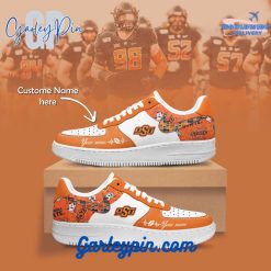 Oklahoma State Cowboys NCAA Custom Name Nike Air Force 1 Sneaker