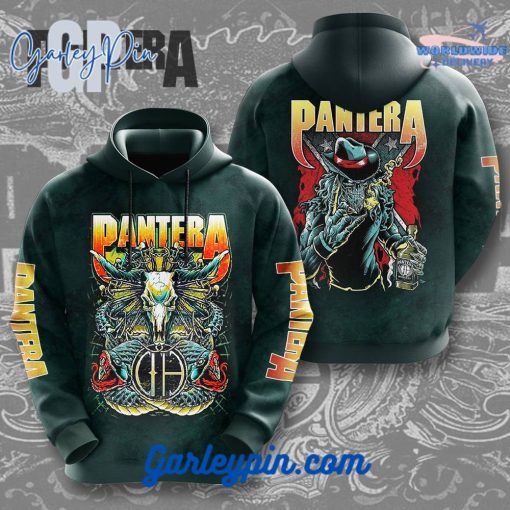 Pantera Snake And Skull  Hoodie