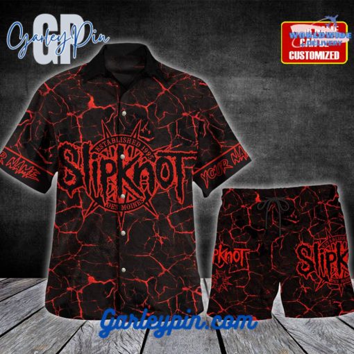 Personalized Slipknot Hawaiian Set