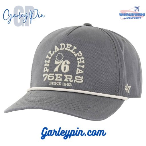 Philadelphia 76ers 47 Canyon Ranchero Hitch Charcoal Hat