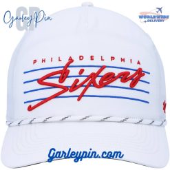 Philadelphia 76ers 47 Downburst Hitch Snapback White Hat