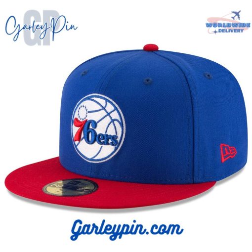 Philadelphia 76ers New Era Official Team Color Royal Red Snapback Hat