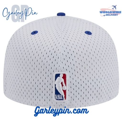 Philadelphia 76ers New Era Throwback White  Royal Snapback Hat