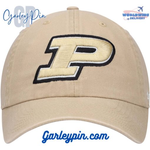 Purdue Boilermakers Vintage Clean Up Khaki Classic Cap