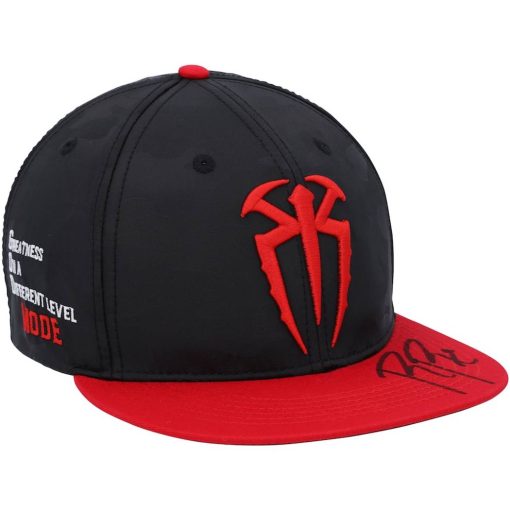 Roman Reigns WWE Autographed GOD Mode Snapback Hat