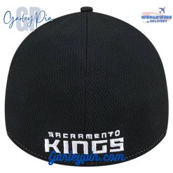 Sacramento Kings New Era TwoTone Heather Gray Black Hat