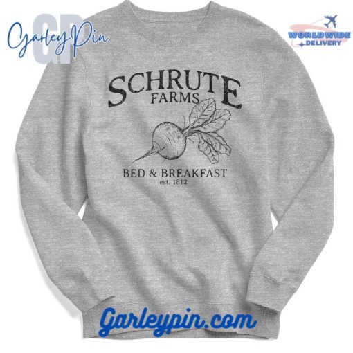 Schrute Farms Heather Gray Sweatshirt