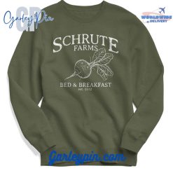 Schrute Farms Olive Sweatshirt