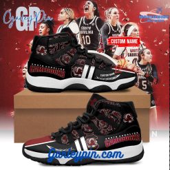South Carolina Gamecocks 2024 NCAA Women’s Basketball National Champions Black Air Jordan 11 Sneakers