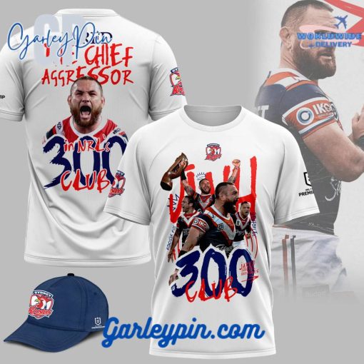 Sydney Roosters JWH Joins The 300 Club T-Shirt