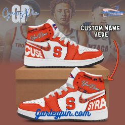 Syracuse Orange NCAA Custom Name Air Jordan 1 Sneaker