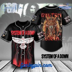 System of a Down Custom Name Baseball Jersey