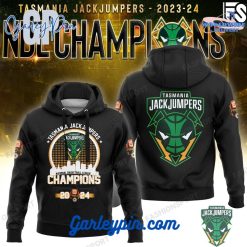 Tasmania JackJumpers NBL Champions 2024 Black Hoodie