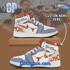 Texas Longhorns NCAA Custom Name Air Jordan 1 Sneaker