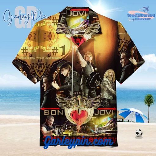 The Bon Jovi 30th Anniversary Hawaiian Shirt