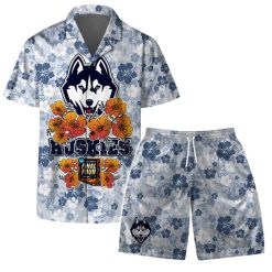 Uconn HuskiesNCAA Final Four 2024 Hawaiian Set