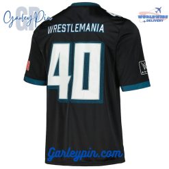 WWE WrestleMania XL Black Football Jersey