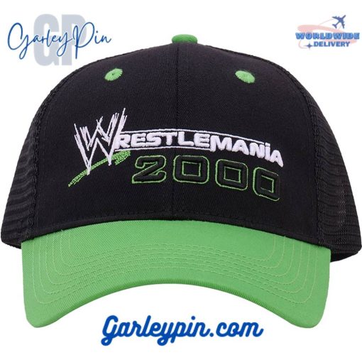 WrestleMania 2000 Logo Trucker Adjustable Hat