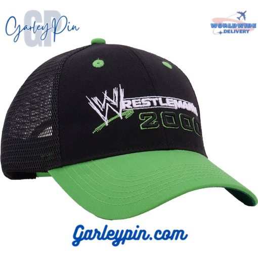 WrestleMania 2000 Logo Trucker Adjustable Hat