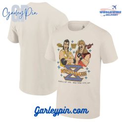 WrestleMania X Razor Ramon vs Shawn Michaels Ripple Junction Cream T-Shirt