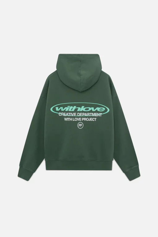 Scuffers With Love Green Hoodie