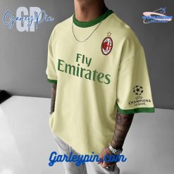 AC Milan Champion League Yellow T-Shirt