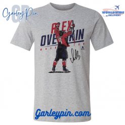 Alex Ovechkin Goal Celebration Heather Gray T-Shirt
