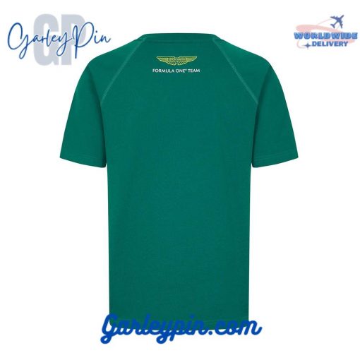 Aston Martin F1 Classic Oversized Forest Green T-Shirt