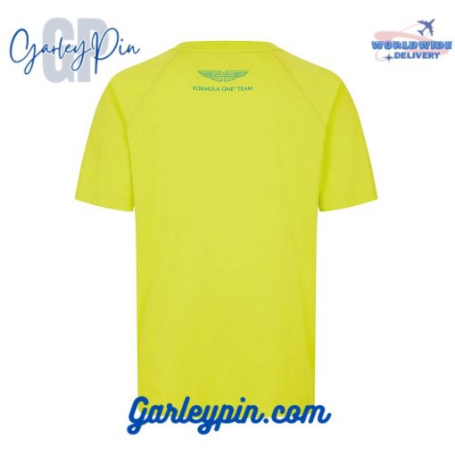 Aston Martin F1 Classic Oversized Yellow T-Shirt