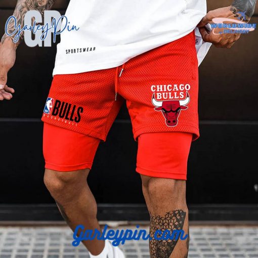 Chicago Bulls Basketball Red Shorts