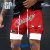 Chicago Bulls NBA Team White Shorts