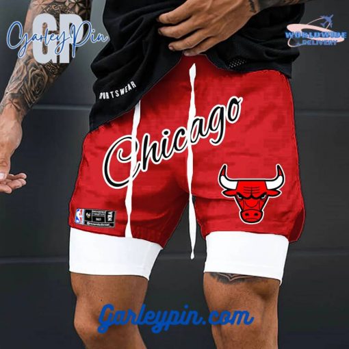 Chicago Bulls NBA Team Red Shorts