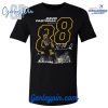 David Pastrnak Outline Heather Gray T-Shirt