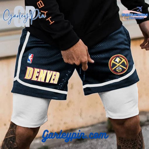 Denver Nuggets NBA Navy Shorts