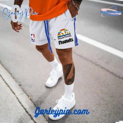 Denver Nuggets NBA Rainbow Shorts