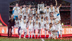 Celebrate Real Madrid's Laliga 23/24 Championship with Official Fan Gear and Apparel