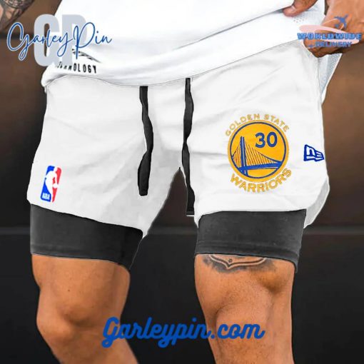 Golden State Warriors NBA White Shorts