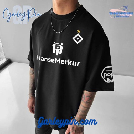 Hamburger SV x Hansemerkur Oversized Black T-Shirt