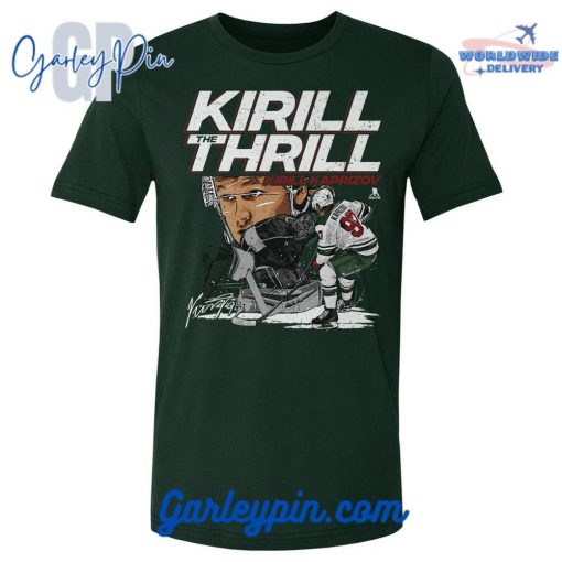 Kirill Kaprizov Kirill The Thrill Forest Green T-Shirt