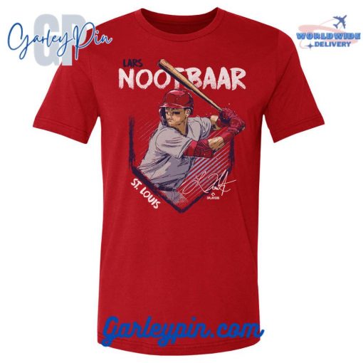 Lars Nootbaar St. Louis Base Red T-Shirt