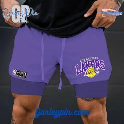 Los Angeles Lakers NBA Team Purple Shorts