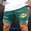 Mens Champion Los Angeles Lakers Black Shorts