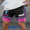 Miami Heat NBA Cream Shorts