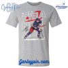 Mika Zibanejad Player Map Royal Blue T-Shirt