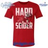 Moritz Seider Detroit Hard Seider Bold Heather Gray T-Shirt