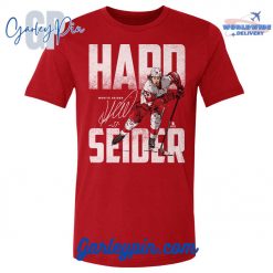 Moritz Seider Detroit Hard Seider Bold Red T-Shirt