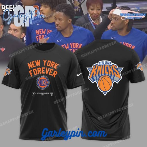 New York Knicks 2024 New York Forever Black T-Shirt