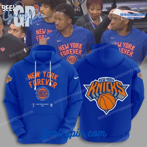 New York Knicks 2024 New York Forever Navy Hoodie