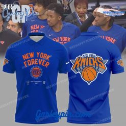 New York Knicks 2024 New York Forever Navy Polo Shirt